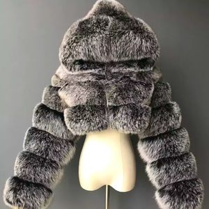 Gray FUR COAT